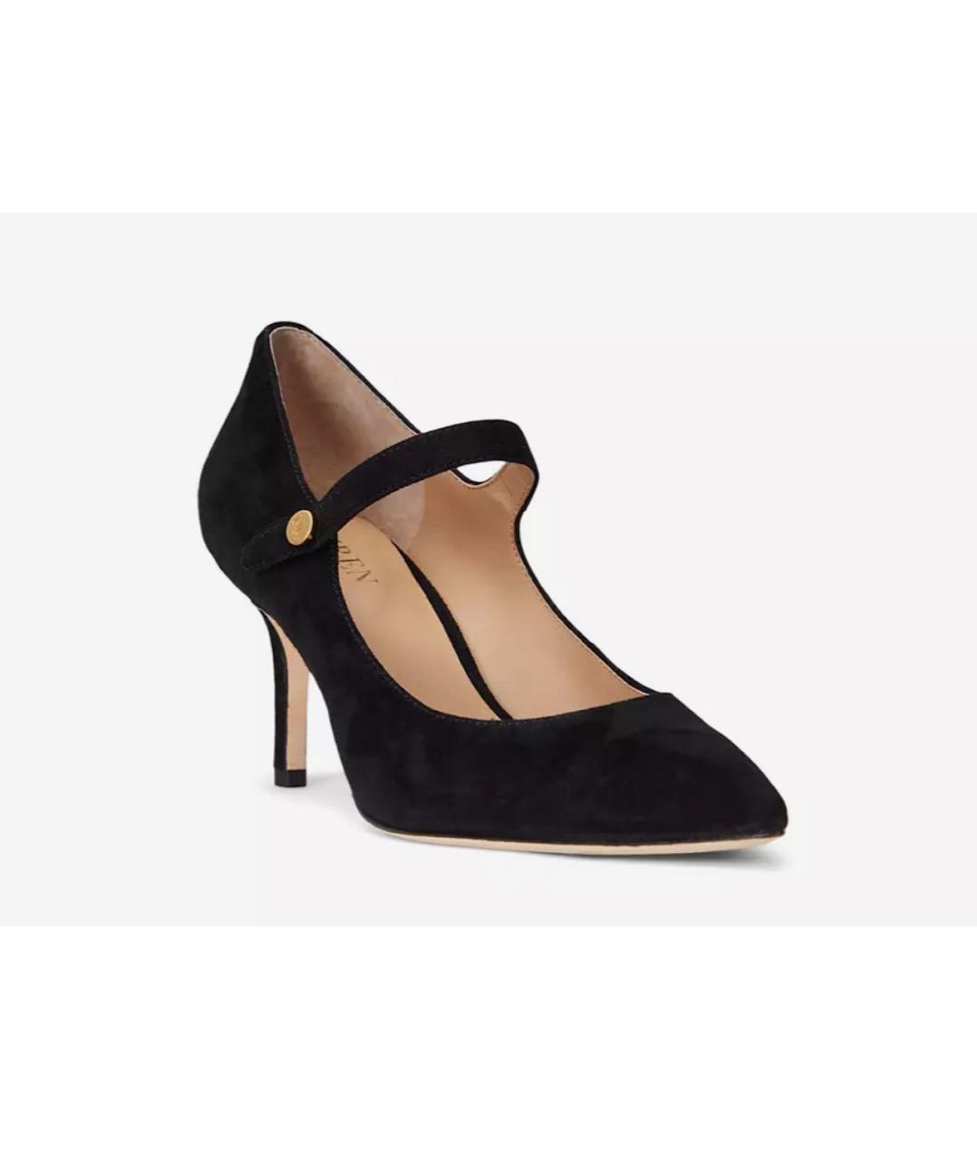 POLO RALPH LAUREN Черные замшевые туфли, фото 2