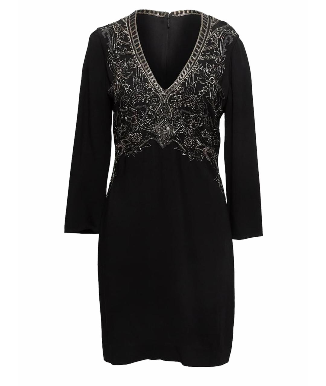 ROBERTO CAVALLI Черное вискозное вечернее платье, фото 1