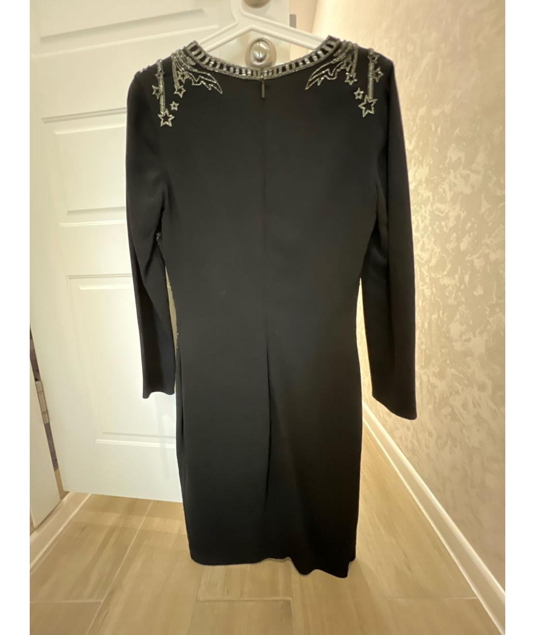 ROBERTO CAVALLI Черное вискозное вечернее платье, фото 2