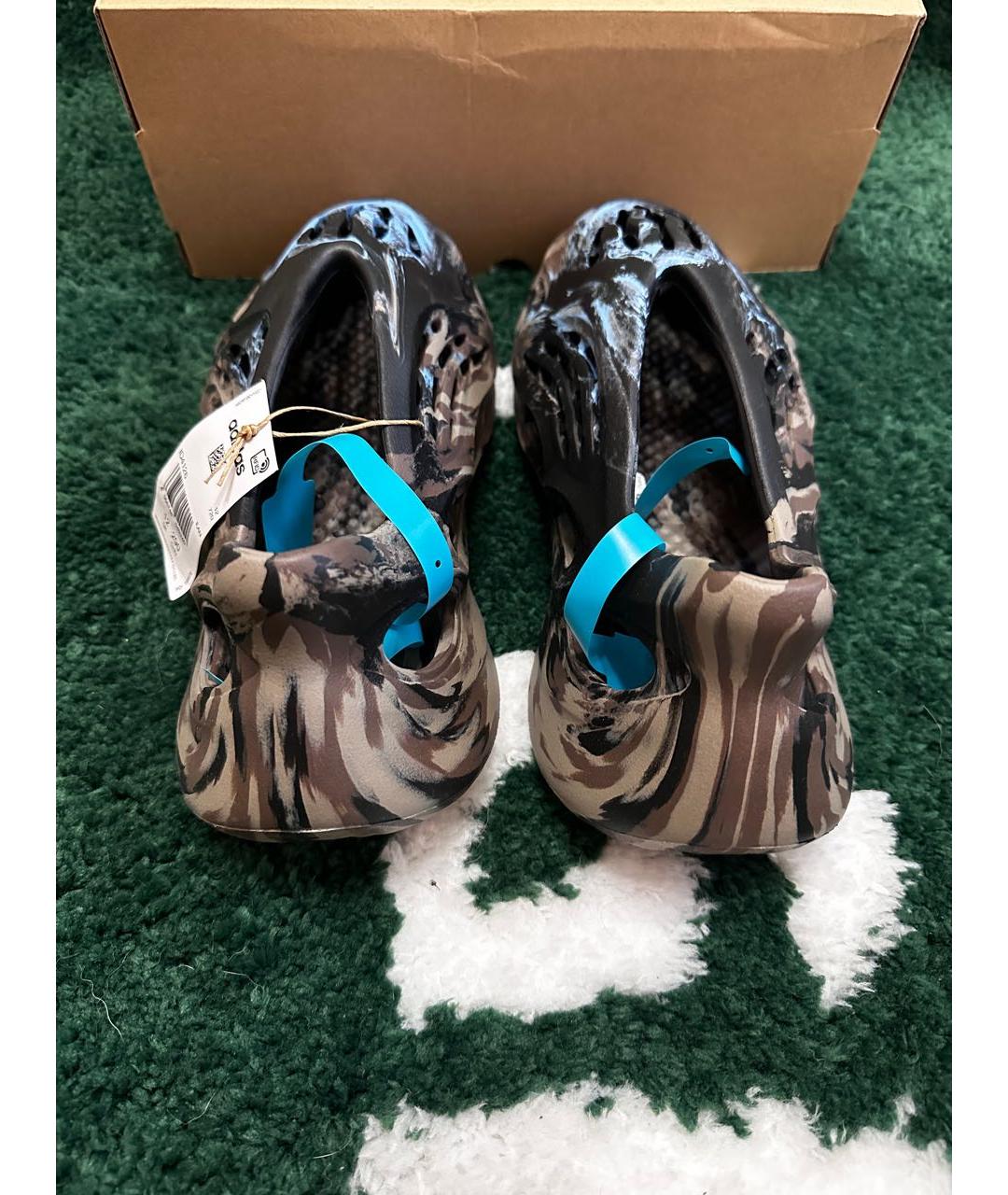 ADIDAS YEEZY Мульти резиновые низкие кроссовки / кеды, фото 4