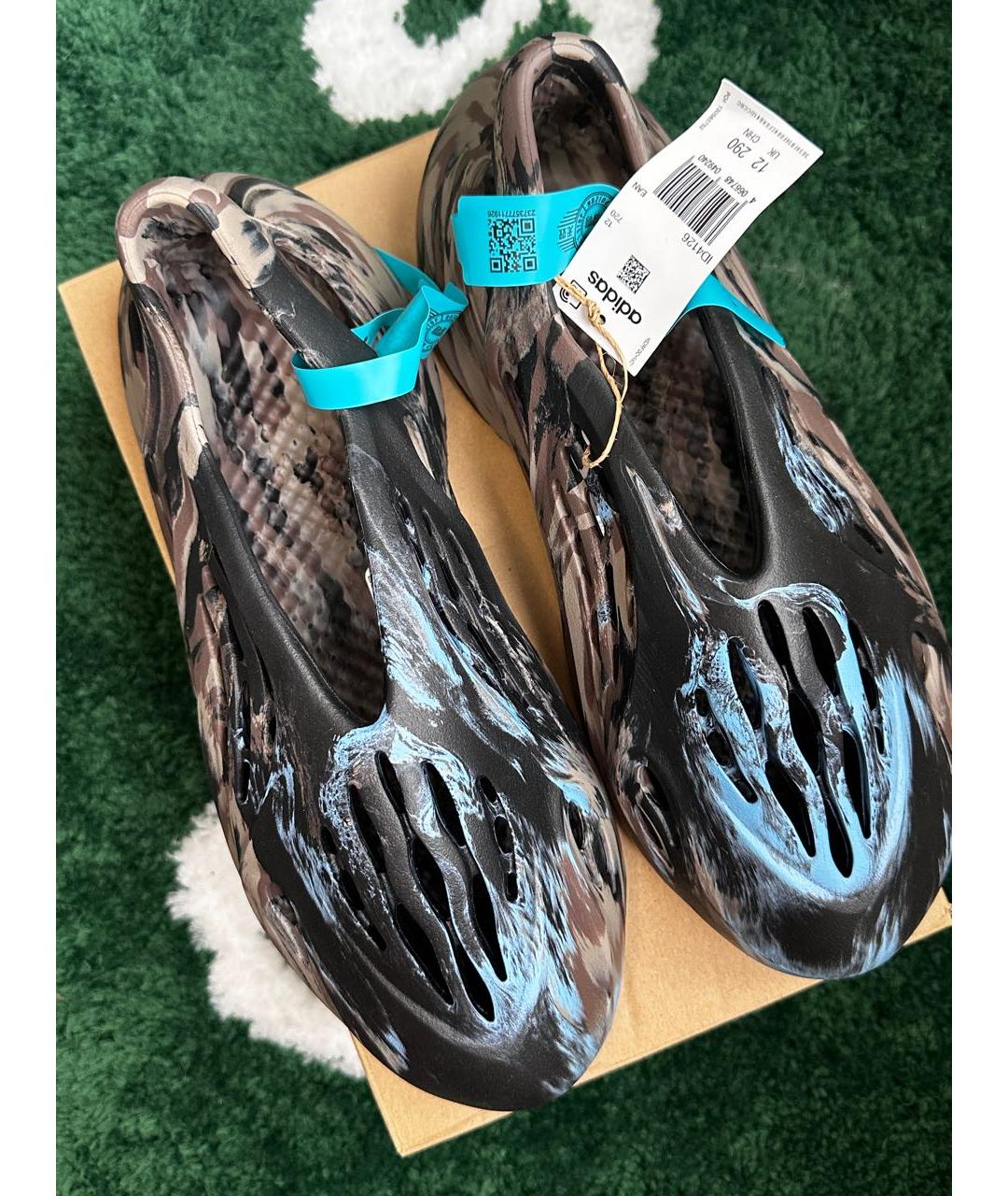 ADIDAS YEEZY Мульти резиновые низкие кроссовки / кеды, фото 3