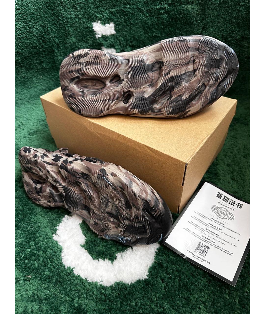 ADIDAS YEEZY Мульти резиновые низкие кроссовки / кеды, фото 8