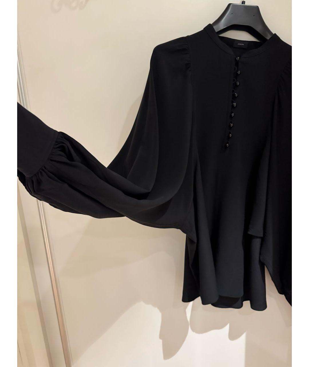 JOSEPH Черная шелковая рубашка, фото 4