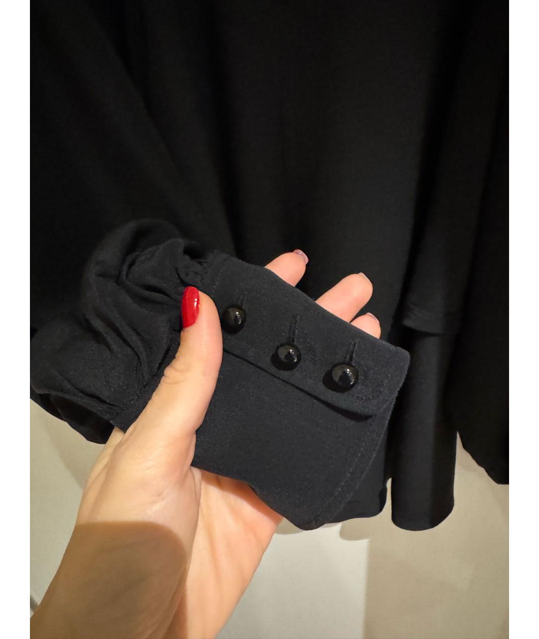 JOSEPH Черная шелковая рубашка, фото 5