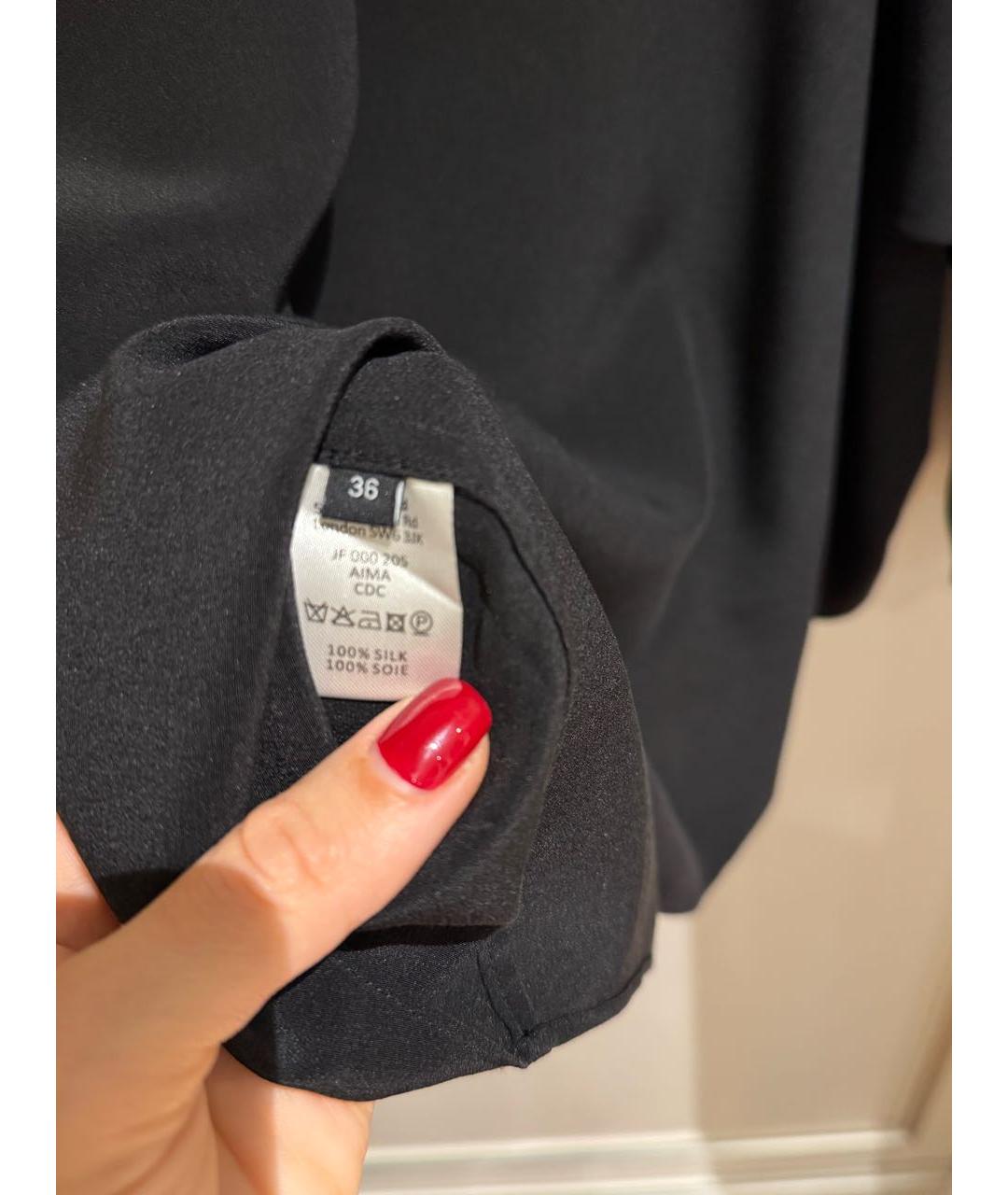 JOSEPH Черная шелковая рубашка, фото 6