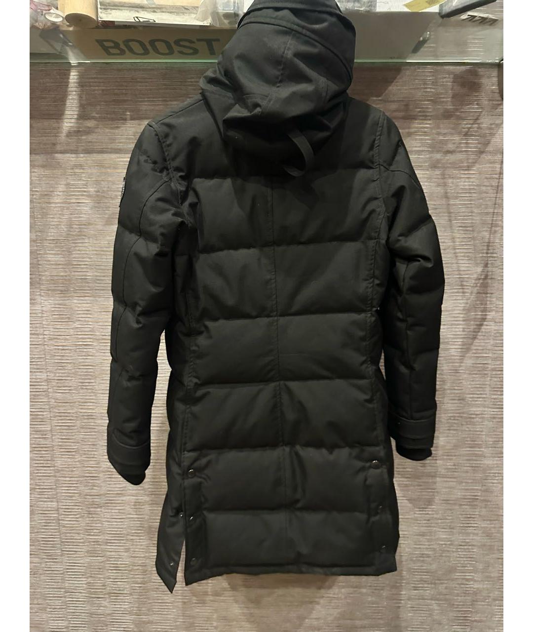 CANADA GOOSE Черный хлопковый пуховик, фото 3