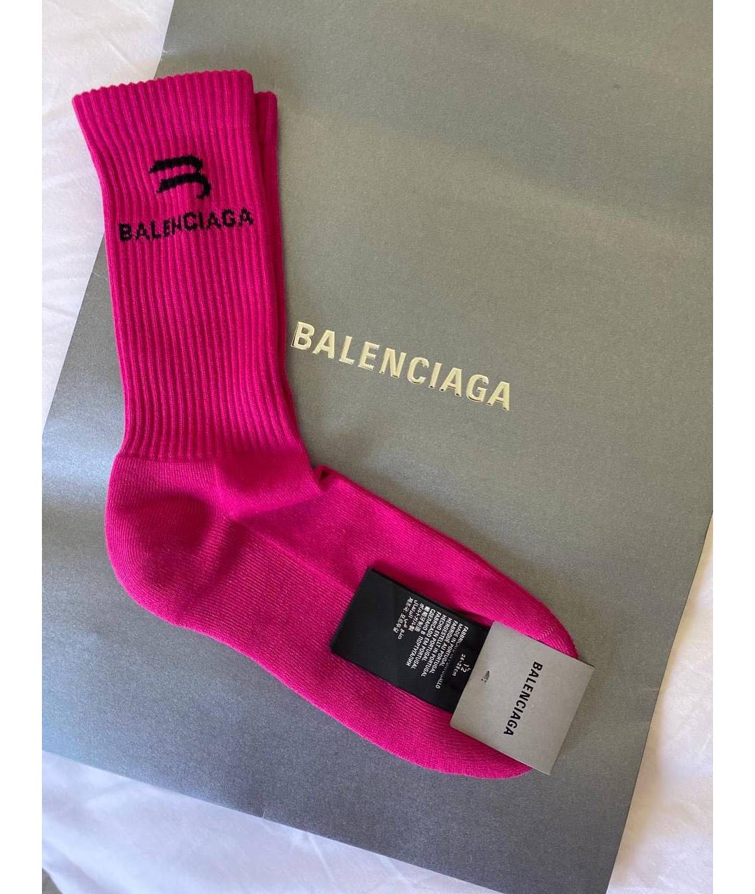 BALENCIAGA Фуксия носки, чулки и колготы, фото 2