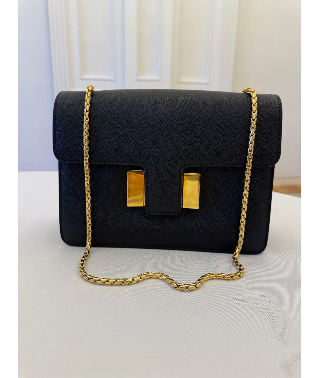 TOM FORD Черная кожаная сумка через плечо, фото 4