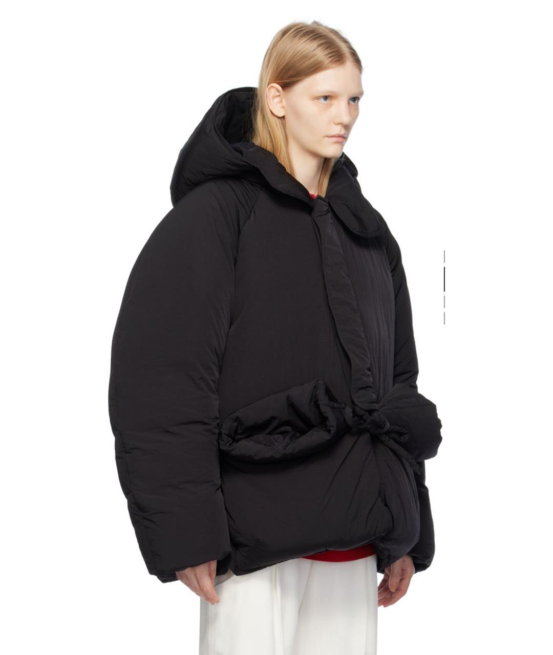 JACQUEMUS Черный полиамидовый пуховик, фото 4