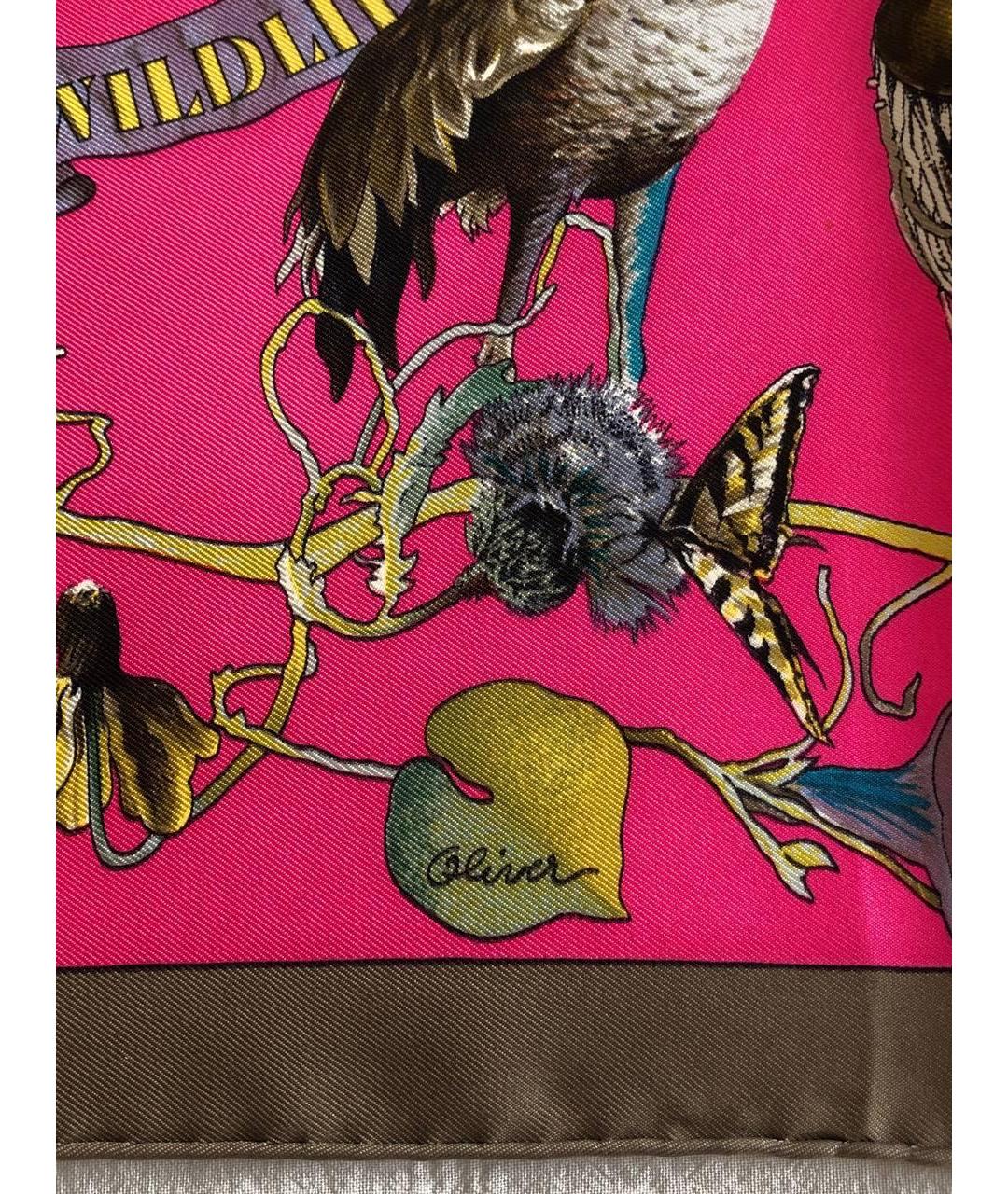 HERMES Мульти шелковый платок, фото 7