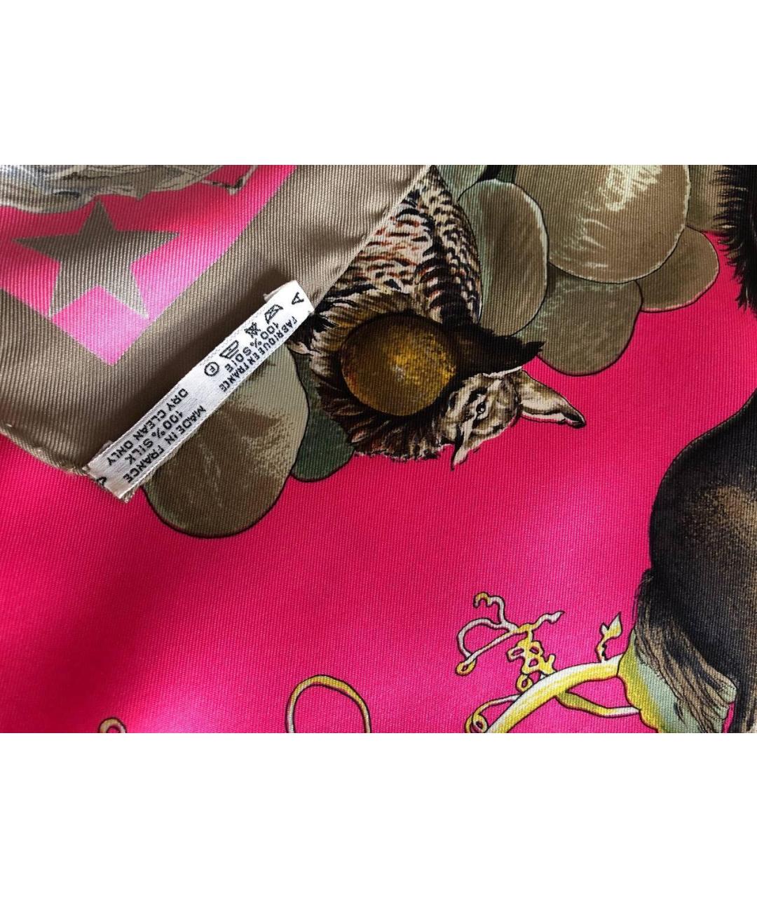 HERMES Мульти шелковый платок, фото 3