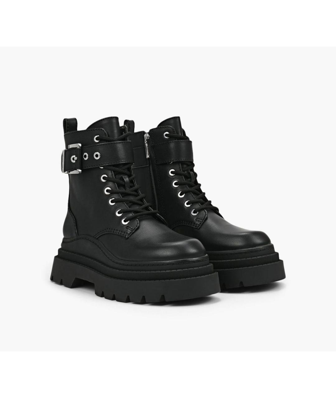 MICHAEL MICHAEL KORS Коричневые кожаные ботинки, фото 6