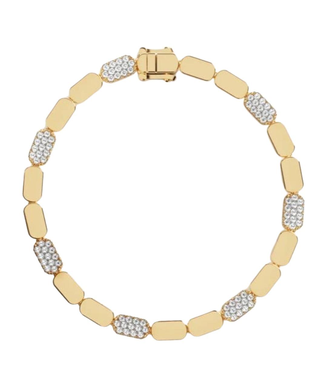 APM Monaco Золотой серебряный браслет, фото 1