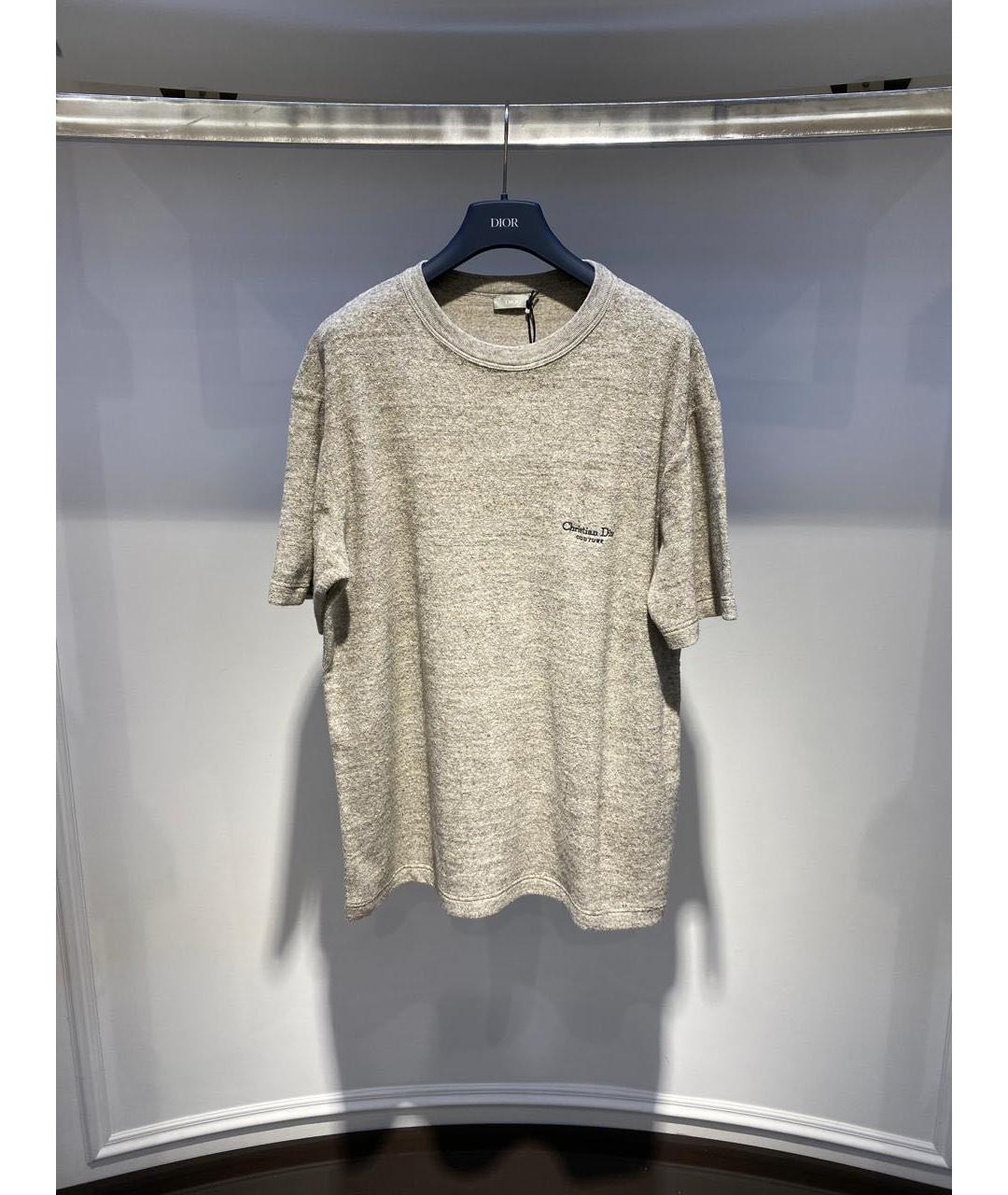 CHRISTIAN DIOR Серая футболка, фото 2