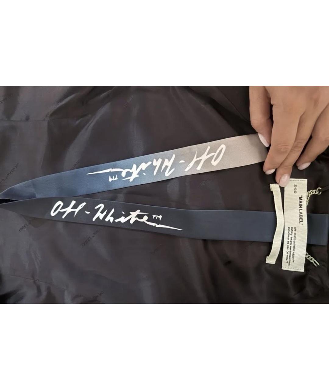 OFF-WHITE Черный шерстяной жакет/пиджак, фото 5