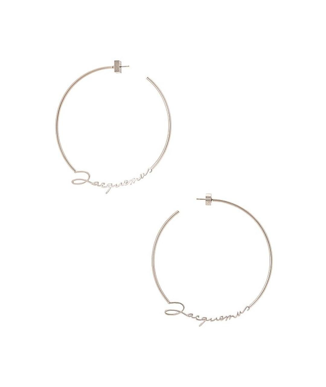JACQUEMUS Серебряные серьги, фото 1