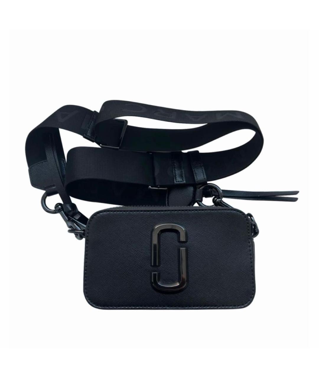 MARC JACOBS Черная кожаная сумка через плечо, фото 5