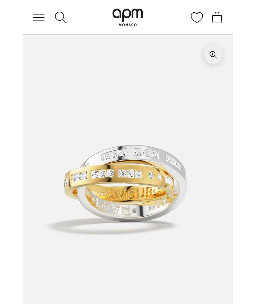 APM Monaco Серебряное серебряное кольцо, фото 6