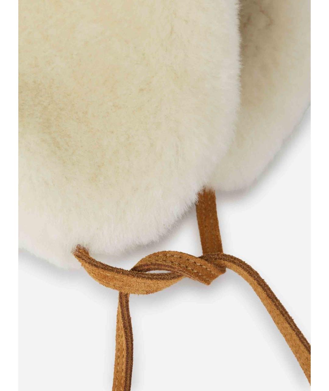 JACQUEMUS Бежевая шерстяная шапка, фото 5