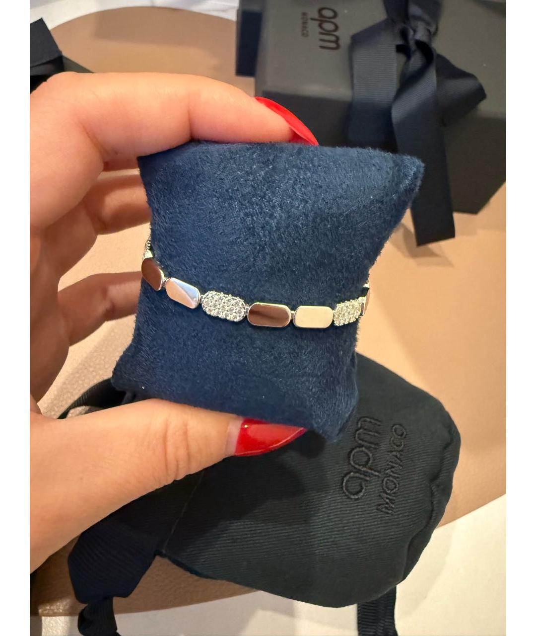 APM Monaco Серебрянный серебряный браслет, фото 4