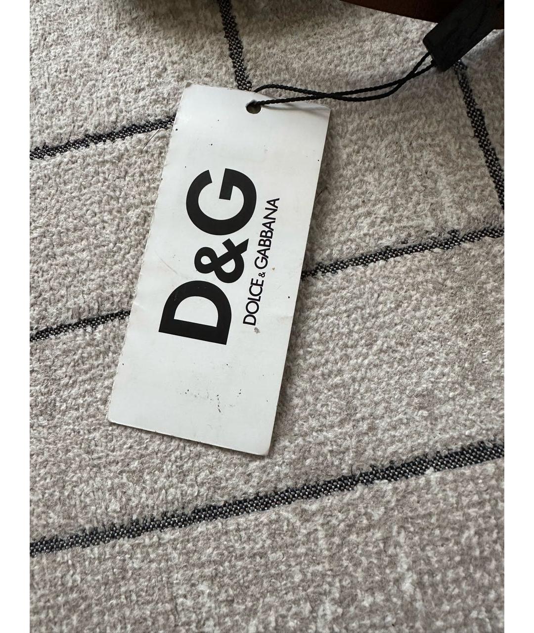 DOLCE&GABBANA Коричневый кожаный ремень, фото 4