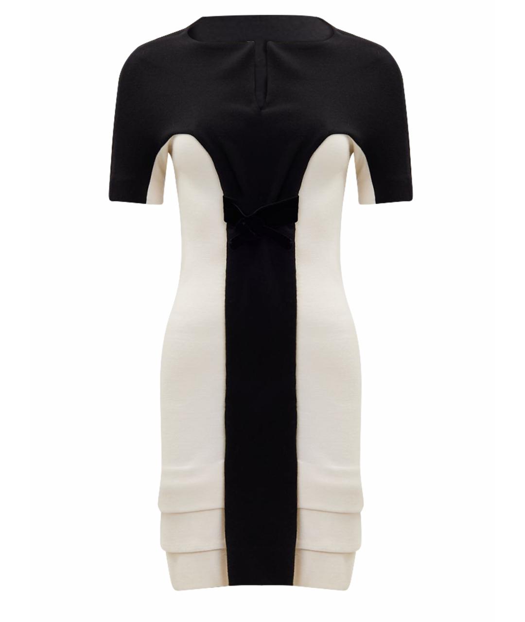 BALENCIAGA Черное шерстяное повседневное платье, фото 1