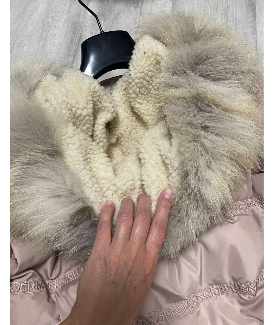 ERMANNO SCERVINO Розовый хлопковый пуховик, фото 5