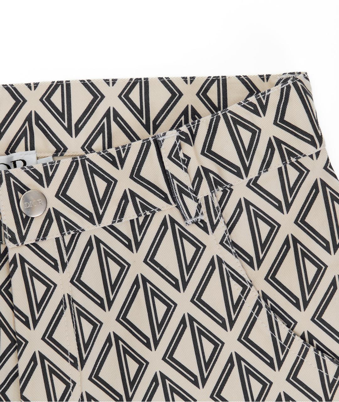 CHRISTIAN DIOR Бежевые деним детские шорты, фото 2