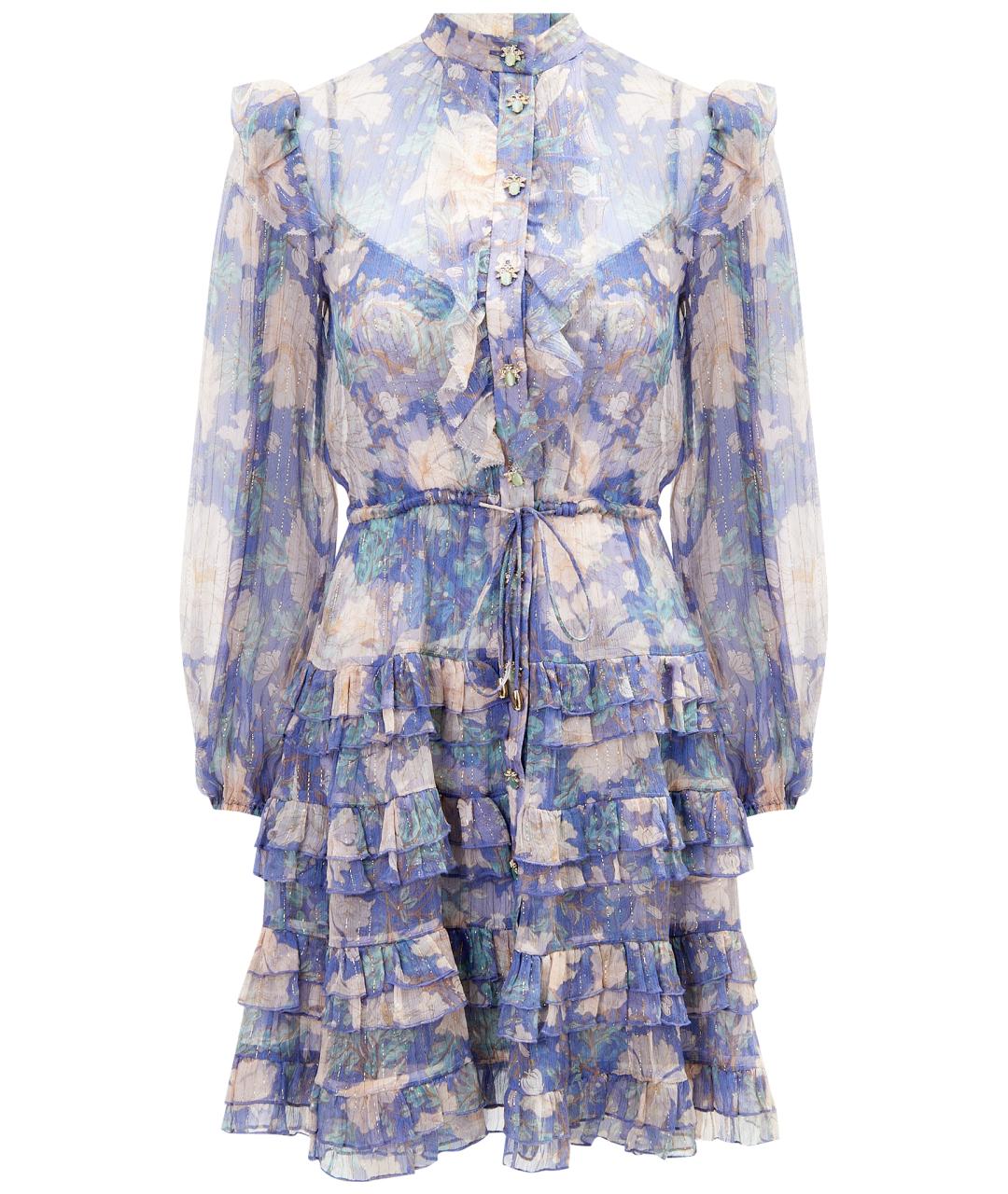 ZIMMERMANN Фиолетовое полиэстеровое вечернее платье, фото 1