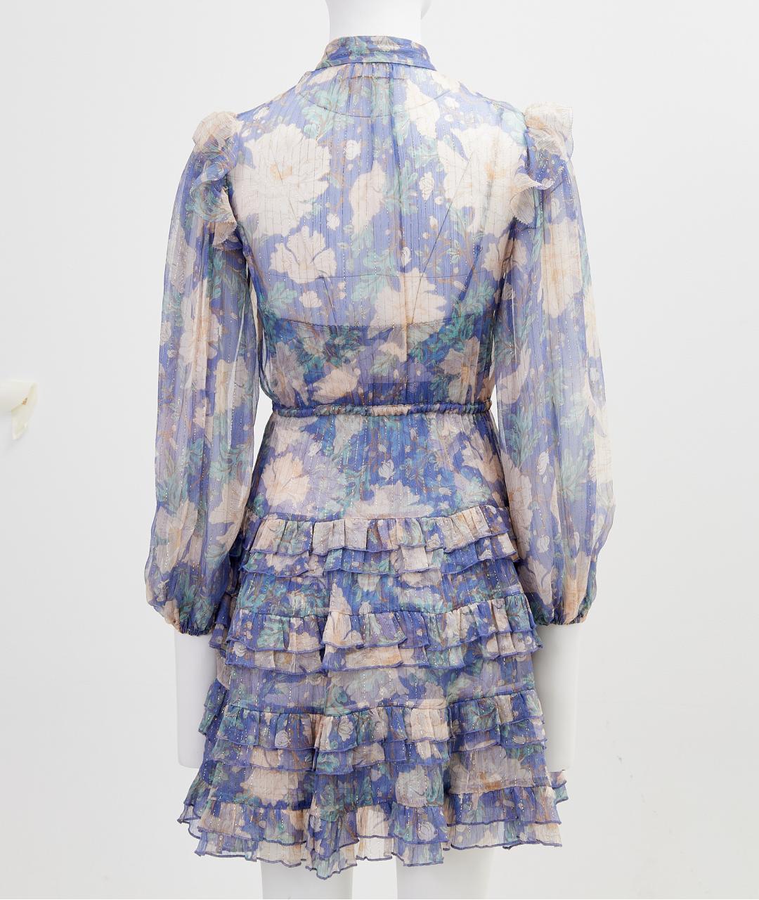 ZIMMERMANN Фиолетовое полиэстеровое вечернее платье, фото 2