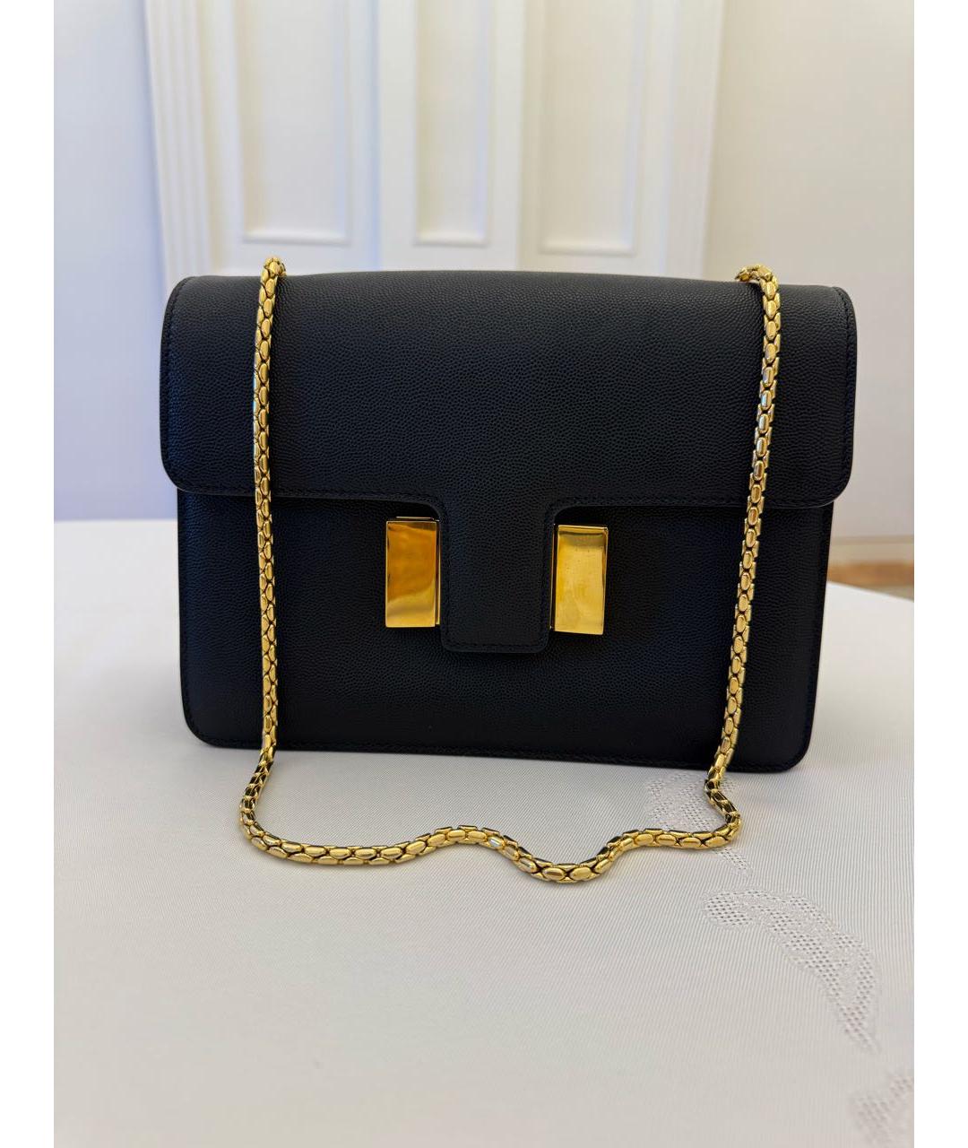 TOM FORD Черная кожаная сумка через плечо, фото 5