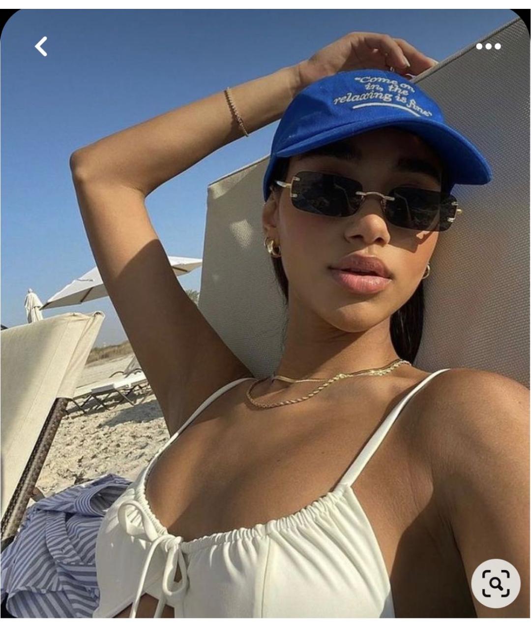 LINDA FARROW Коричневые металлические солнцезащитные очки, фото 7