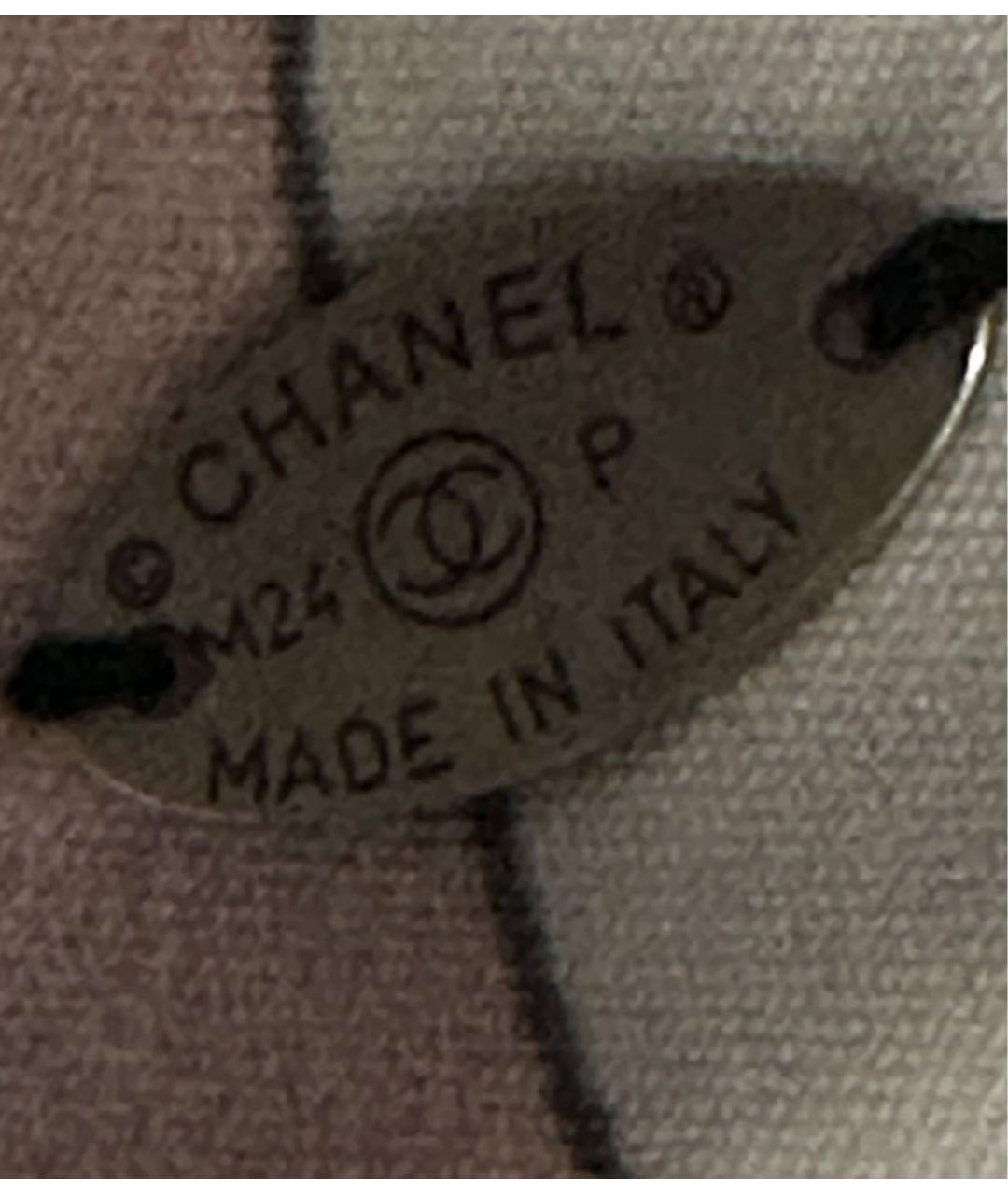 CHANEL Черная хлопковая панама, фото 3