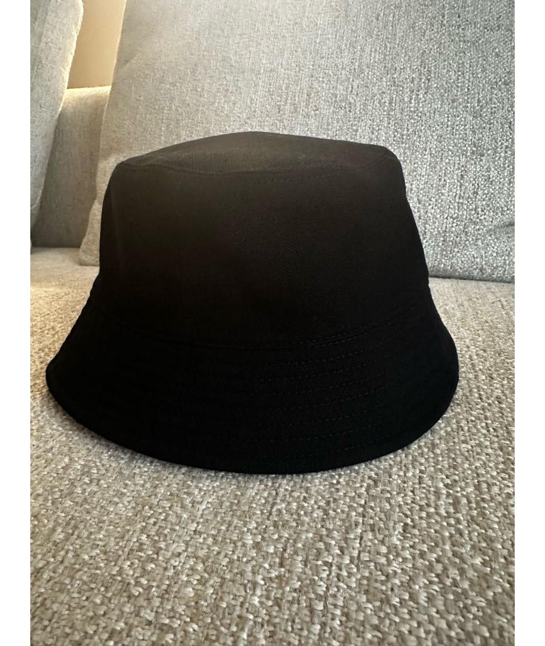 CHANEL Черная хлопковая панама, фото 2