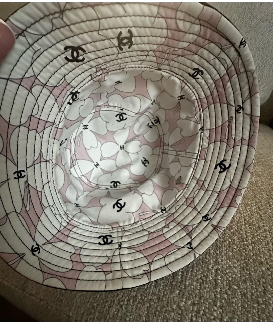 CHANEL Черная хлопковая панама, фото 5