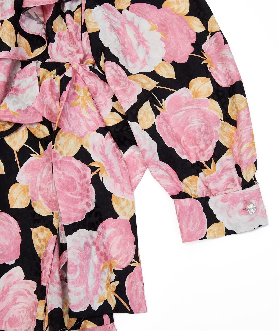 MIU MIU Розовое шелковое вечернее платье, фото 4