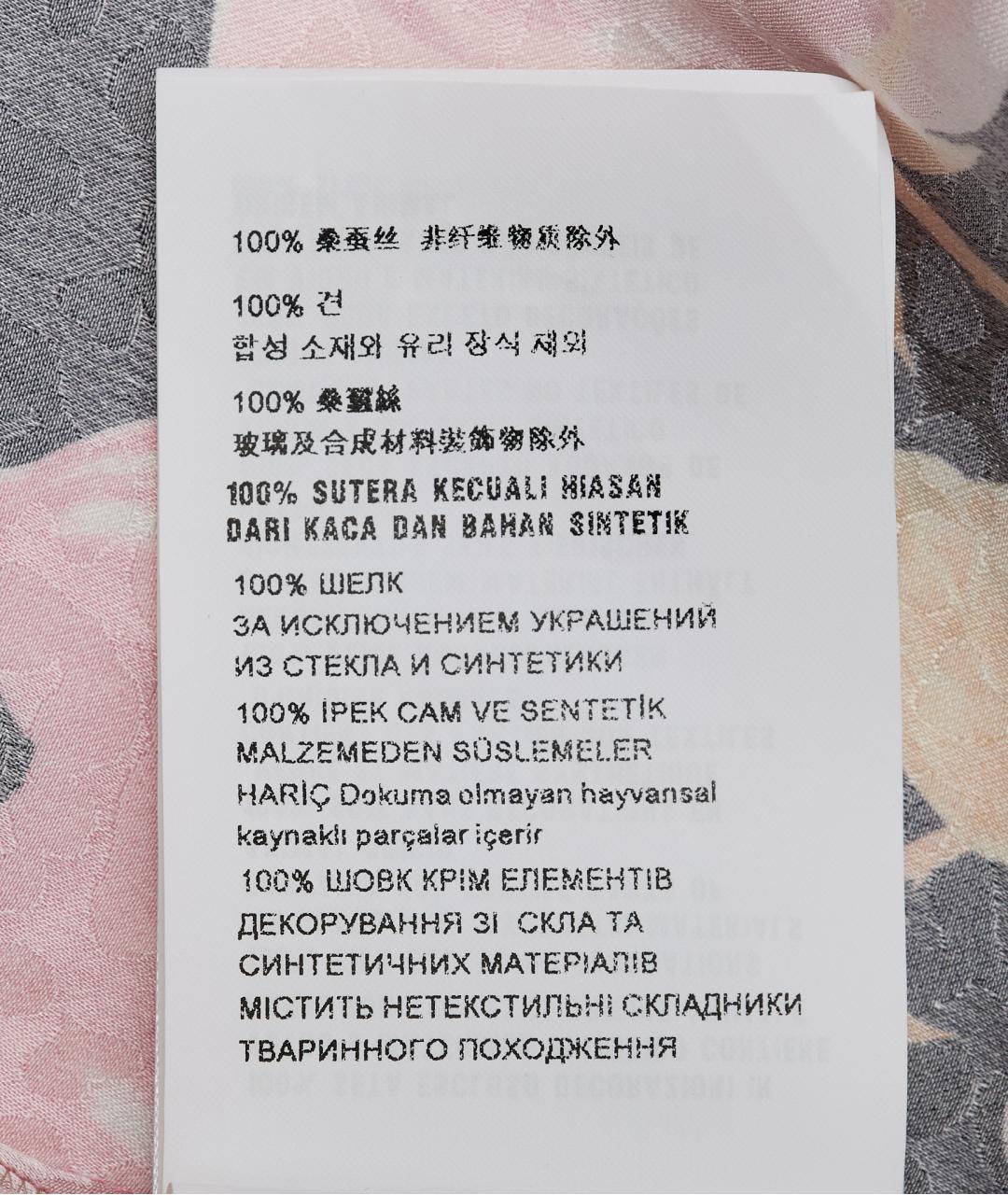 MIU MIU Розовое шелковое вечернее платье, фото 7