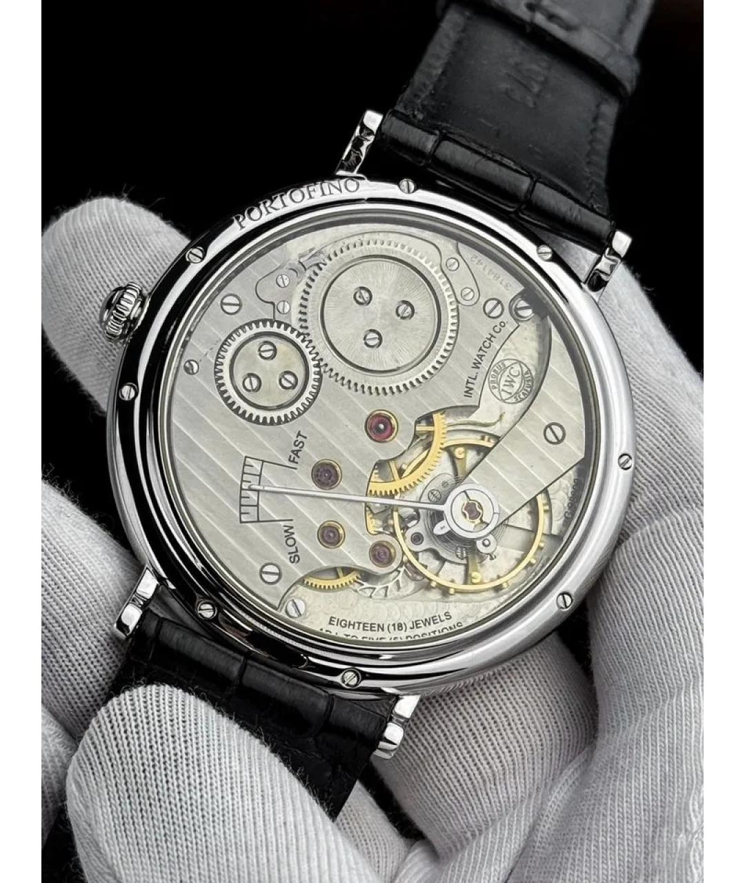 IWC Черные часы, фото 5