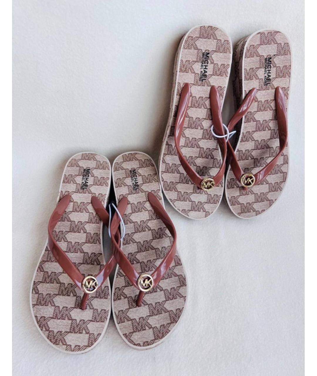 MICHAEL KORS Коричневые шлепанцы, фото 2