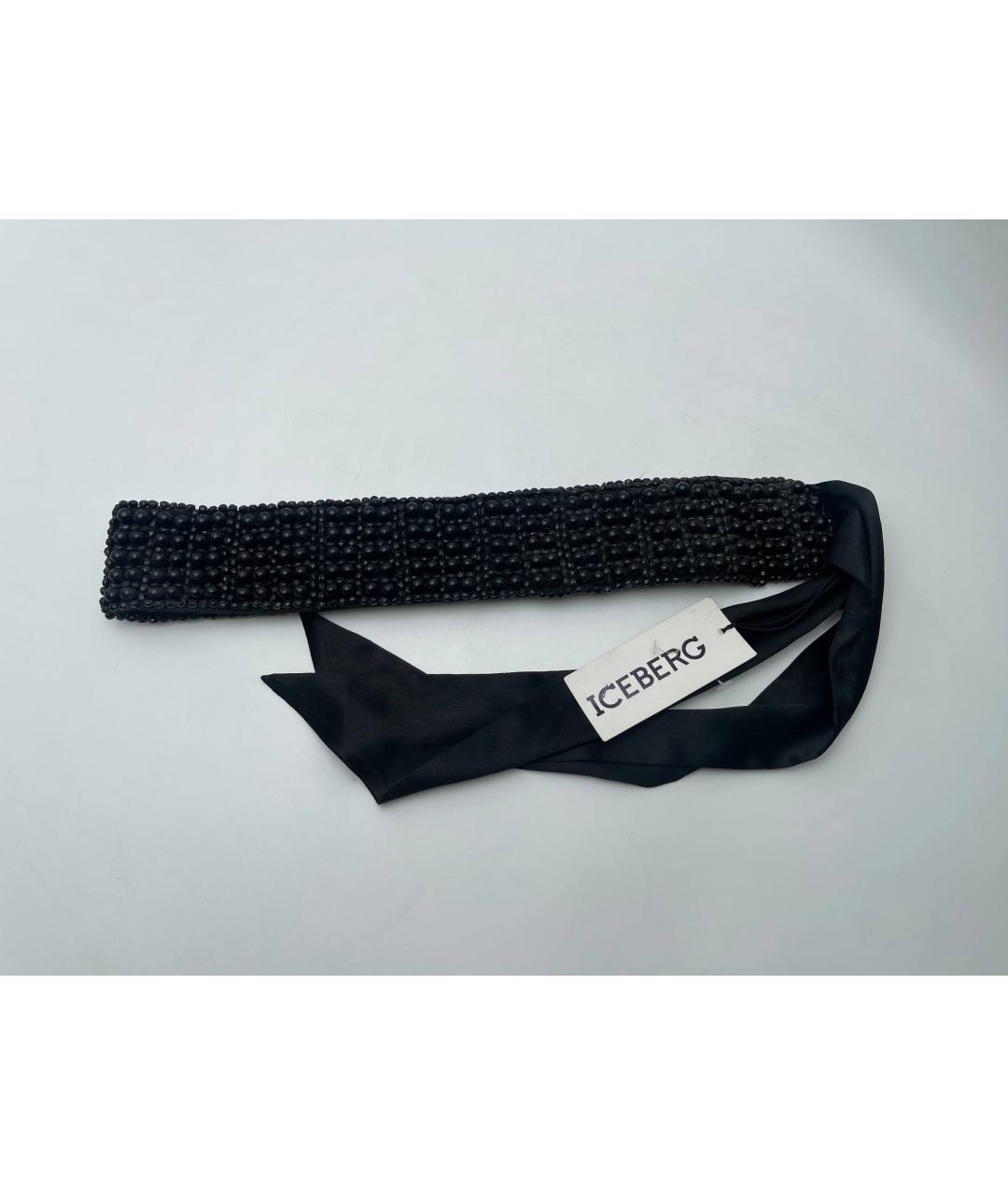 ICEBERG Черный ремень, фото 6