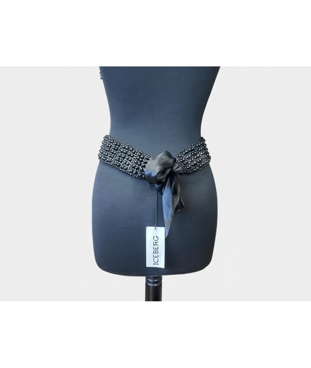 ICEBERG Черный ремень, фото 5