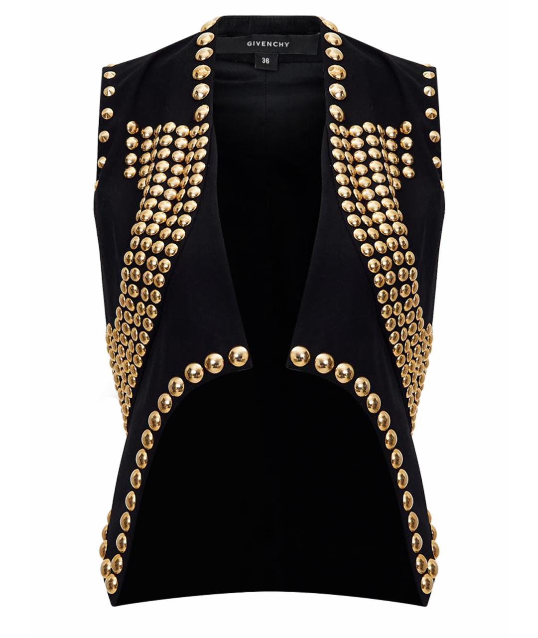 GIVENCHY Черный хлопковый жилет, фото 1