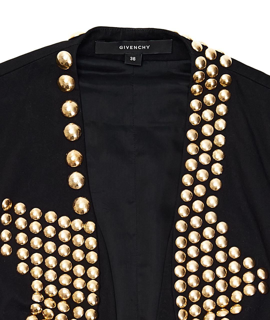 GIVENCHY Черный хлопковый жилет, фото 5