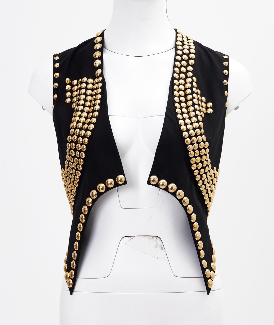 GIVENCHY Черный хлопковый жилет, фото 6