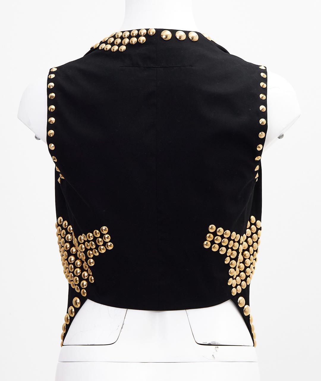 GIVENCHY Черный хлопковый жилет, фото 2