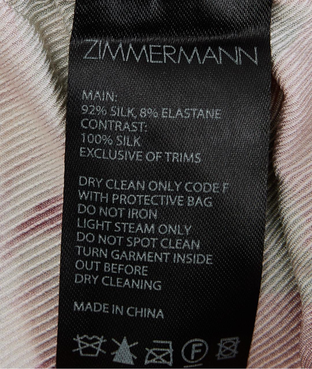 ZIMMERMANN Черное шелковое вечернее платье, фото 6