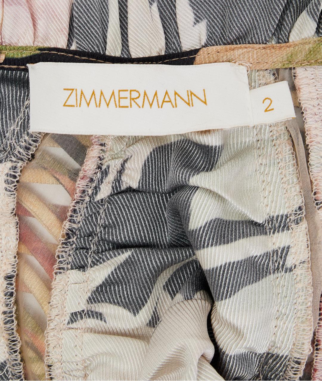 ZIMMERMANN Черное шелковое вечернее платье, фото 5