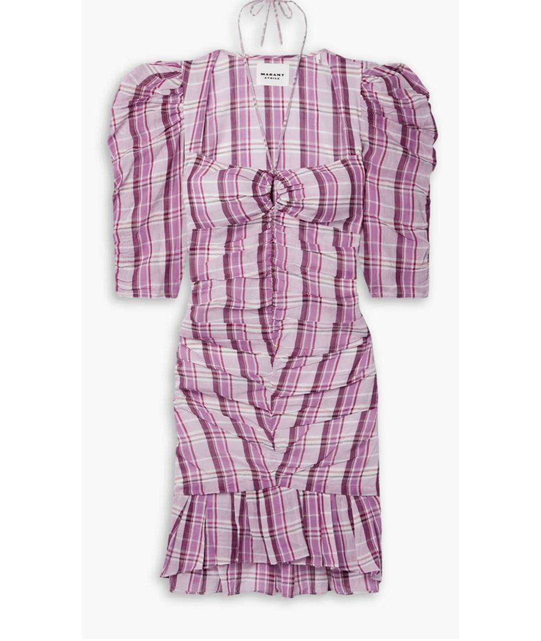 ISABEL MARANT ETOILE Розовое хлопковое повседневное платье, фото 1