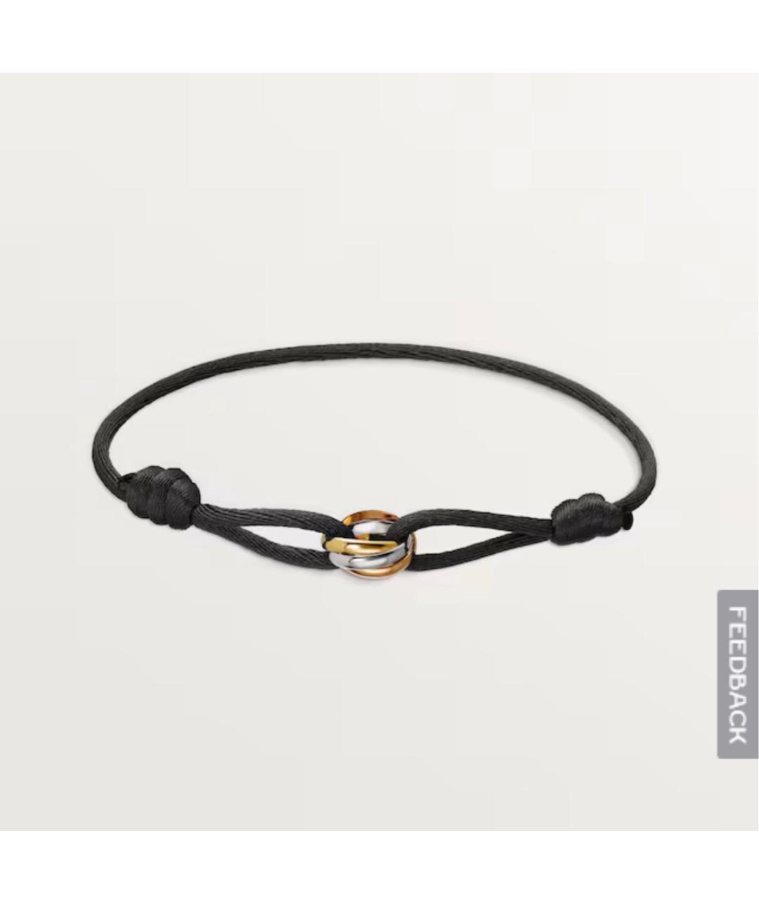 CARTIER Черный браслет из желтого золота, фото 6