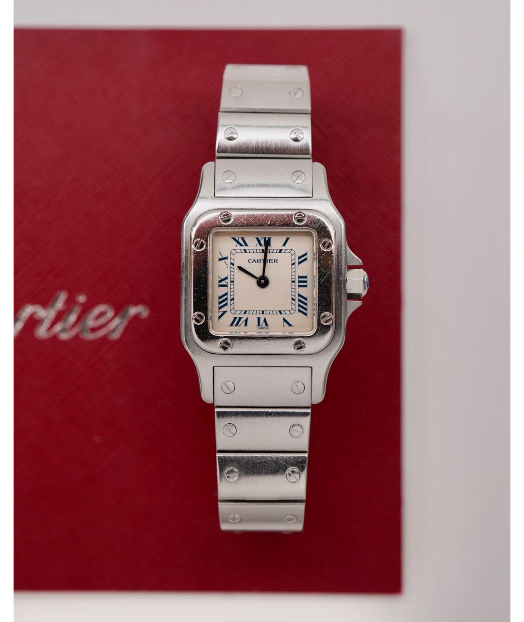 CARTIER Серебряные часы, фото 7